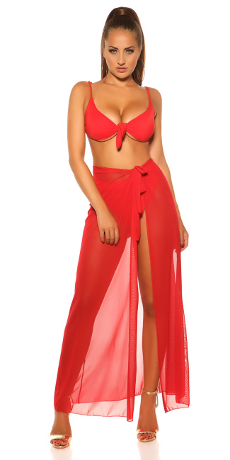 Mix it!! sexy bikini top met verwijderbare pads rood